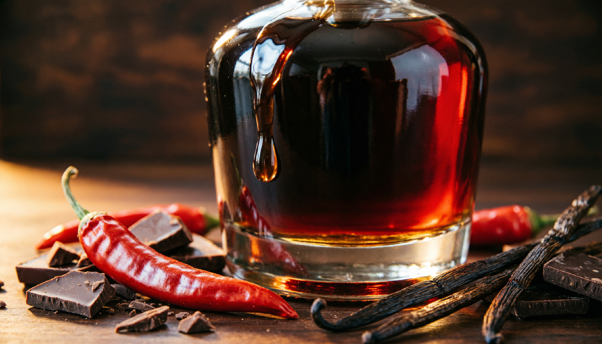 Ликер из перца Чили с шоколадом и ванилью