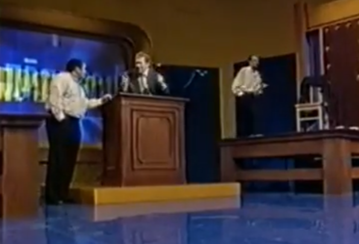 Фрагмент другой передачи "Процесс" в том же 1999 году