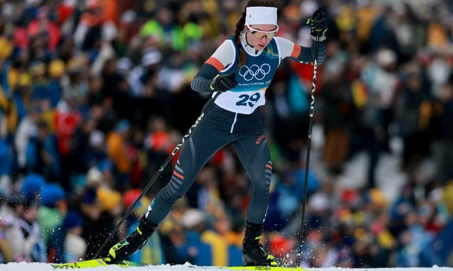    Дарья Непряева заняла 21-е место в гонке с раздельным стартом на Олимпиаде 2026. Фото: Reuters