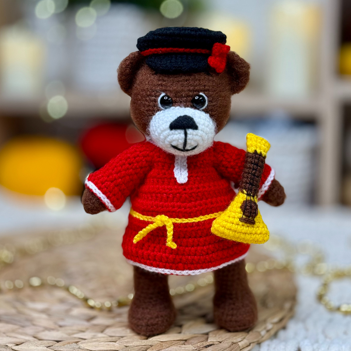 косовороткакрючком / вязанаякосоворотка / мишкакрючком / амигуруми