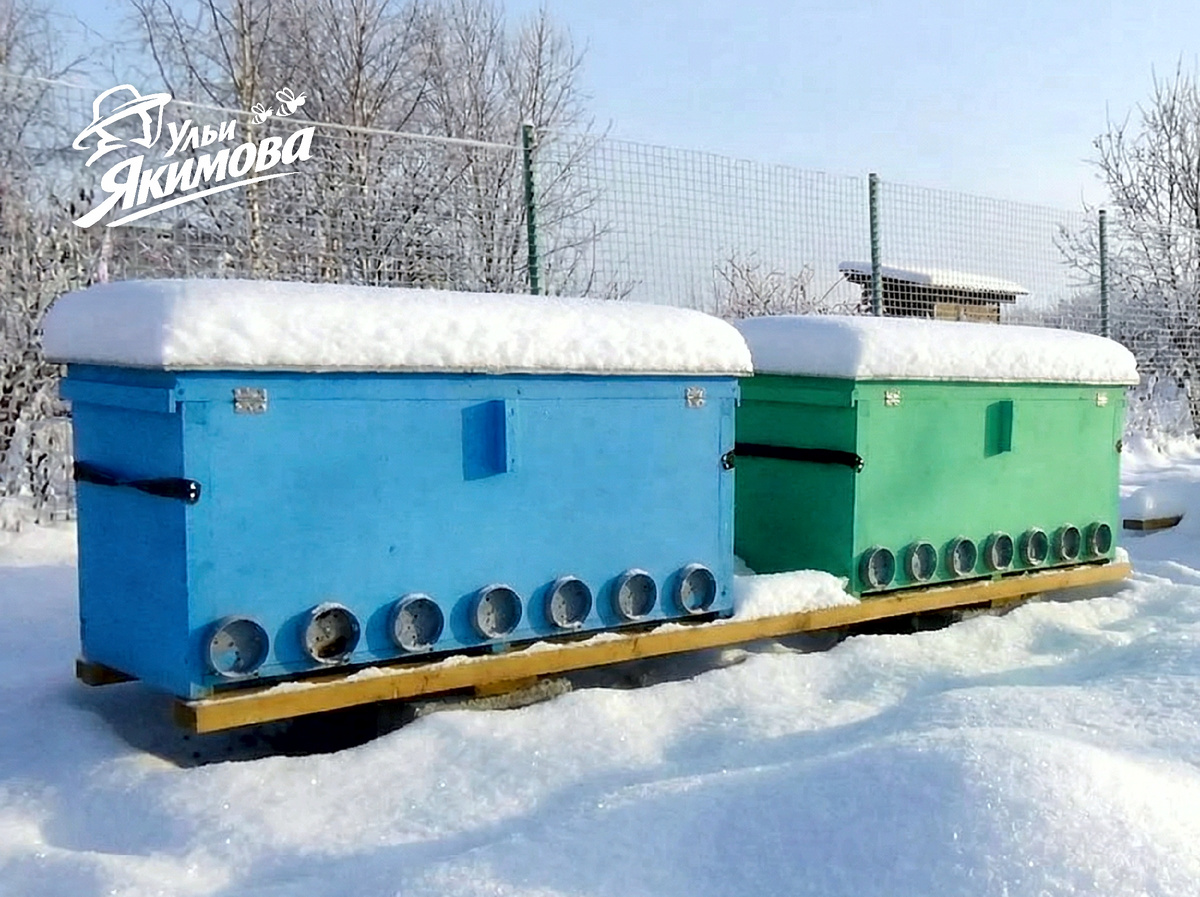 Ульи-лежаки Якимова