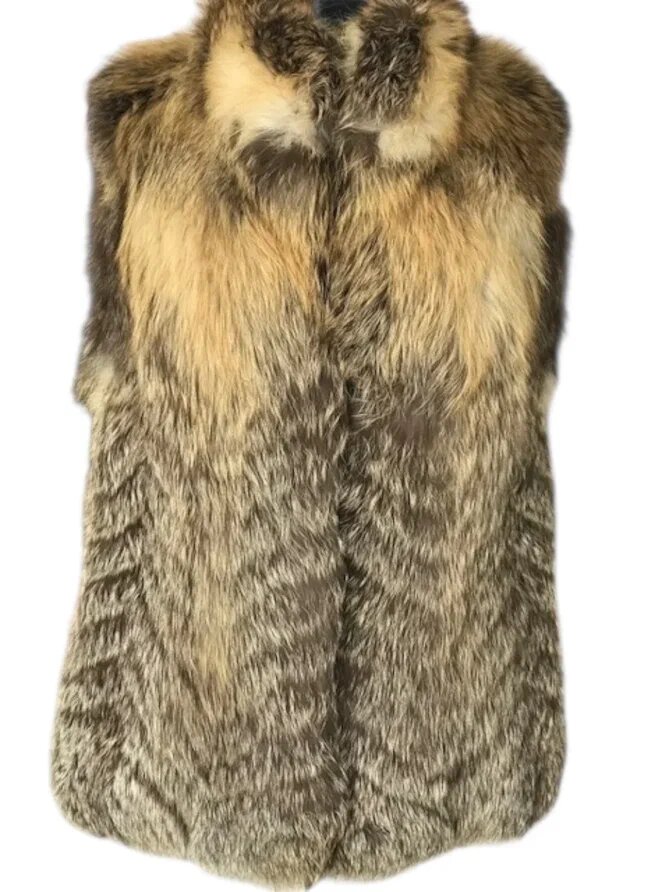 Переделка мехового жилета в .куртку. Ателье Ирины Берзиной