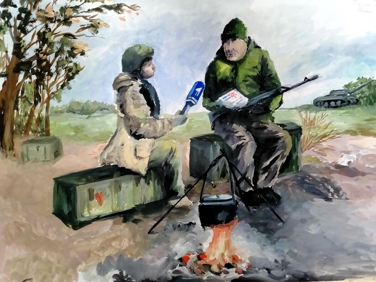    Работа для международного конкурса "Защитники Отечества. Победа в единстве" | © Фото предоставлено Музем Победы