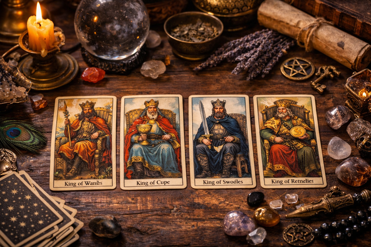 Короли в Таро — значение карт и различия мастей в одном раскладе.