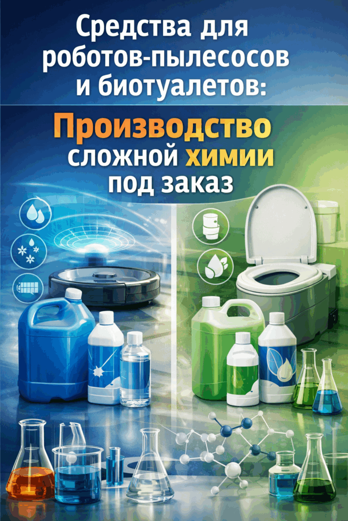    Производство средств для роботов-пылесосов и биотуалетов: секреты сложной химии и быстрый запуск СТМ с Синер Браун SYNERBRAUN