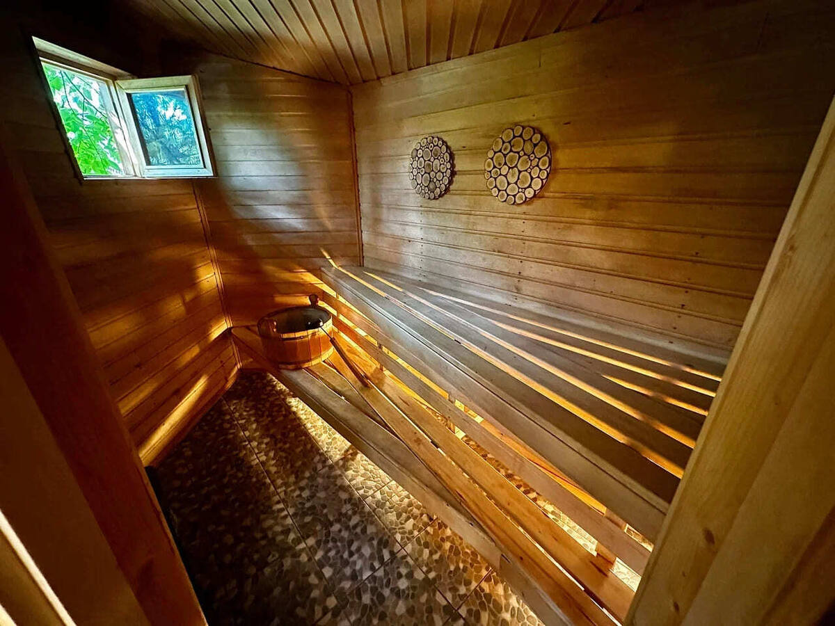 Жаркая парная в бане Aframe Happy — возможность париться без спешки и ограничений по времени