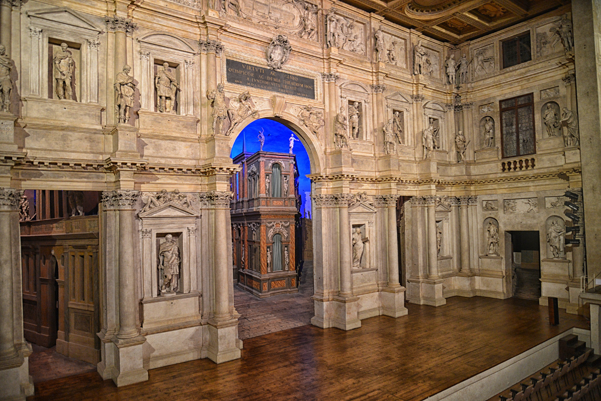 В Театро Олимпико  в  Виченце. Фотография Александра Новикова. 2018