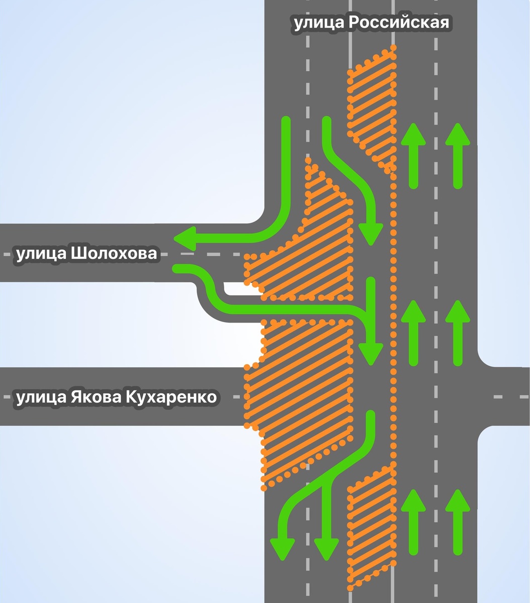    Фото: Схема дептранспорта мэрии Краснодара