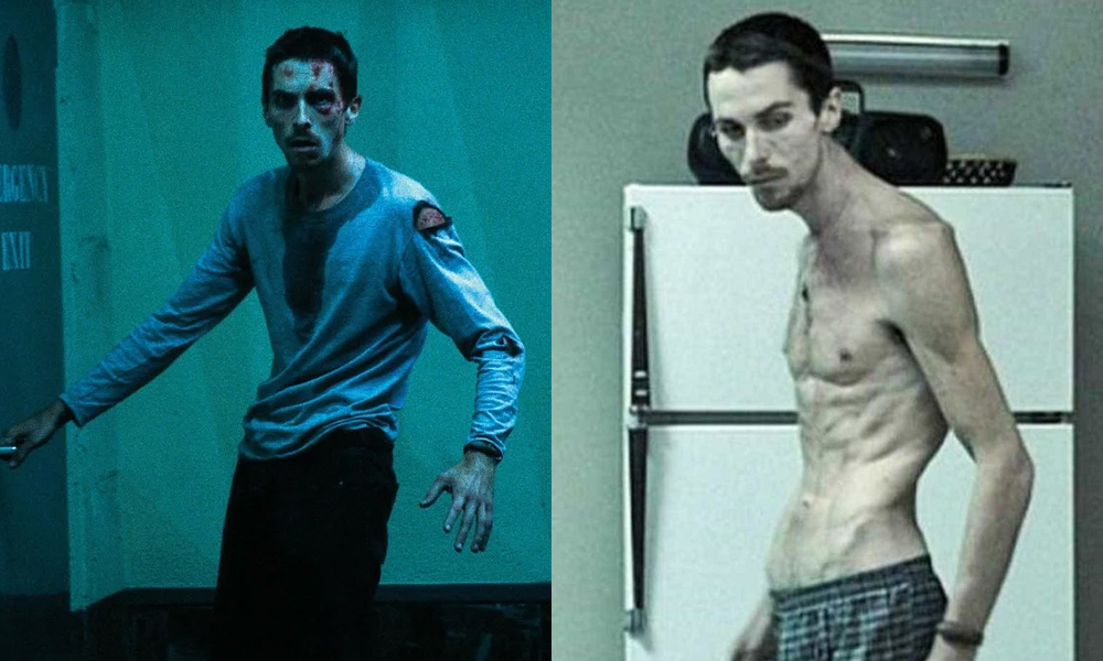 Фото: трансформация актера для роли в «Машинисте»