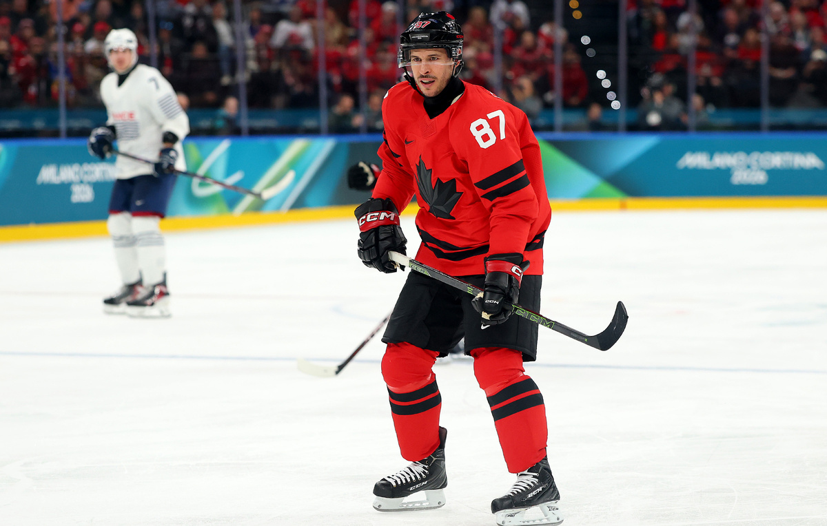    Нападающий сборной Канады Сидни Кросби  Gregory Shamus/Getty Images