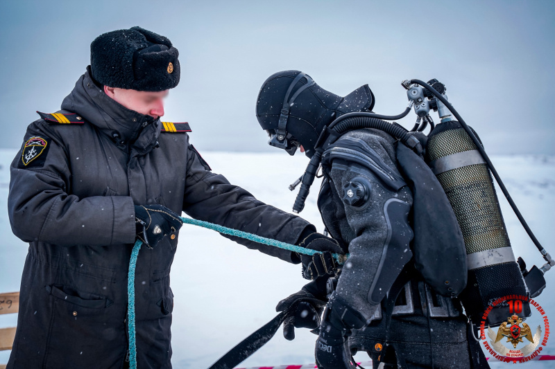    Водолазы Росгвардии из Карелии погрузились в Финский заливПресс-служба Росгвардии СЗФО