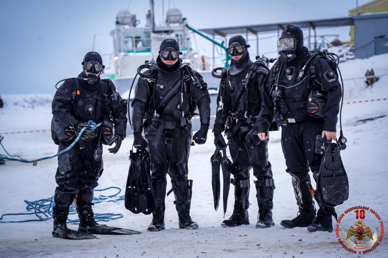    Водолазы Росгвардии из Карелии погрузились в Финский заливПресс-служба Росгвардии СЗФО