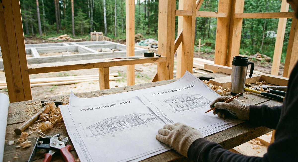 Одноэтажный или двухэтажный дом