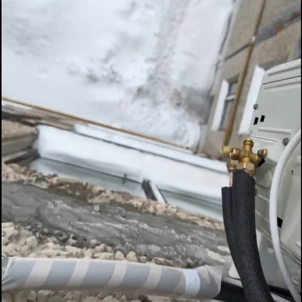 утечка фреона зимой на кранах