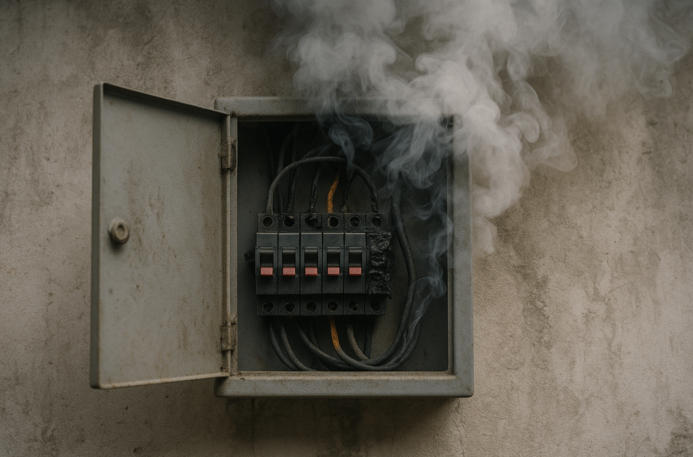 Последствия КЗ электропроводки
