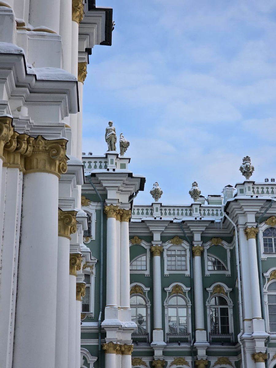 Внутренний дворик Эрмитажа.