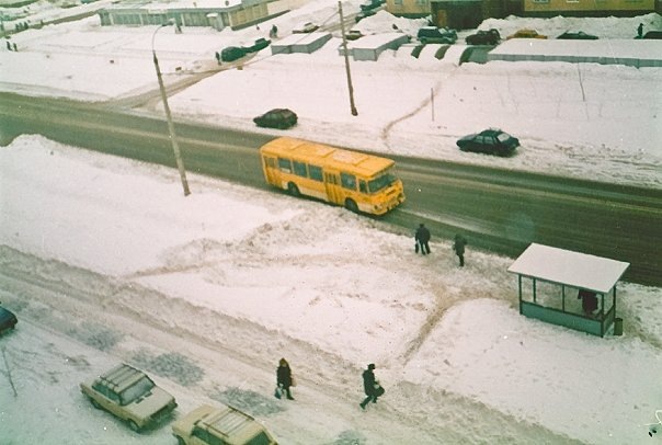 Новопеределкино, зима, начало 1990-х. Фото: Д,Красильников.
