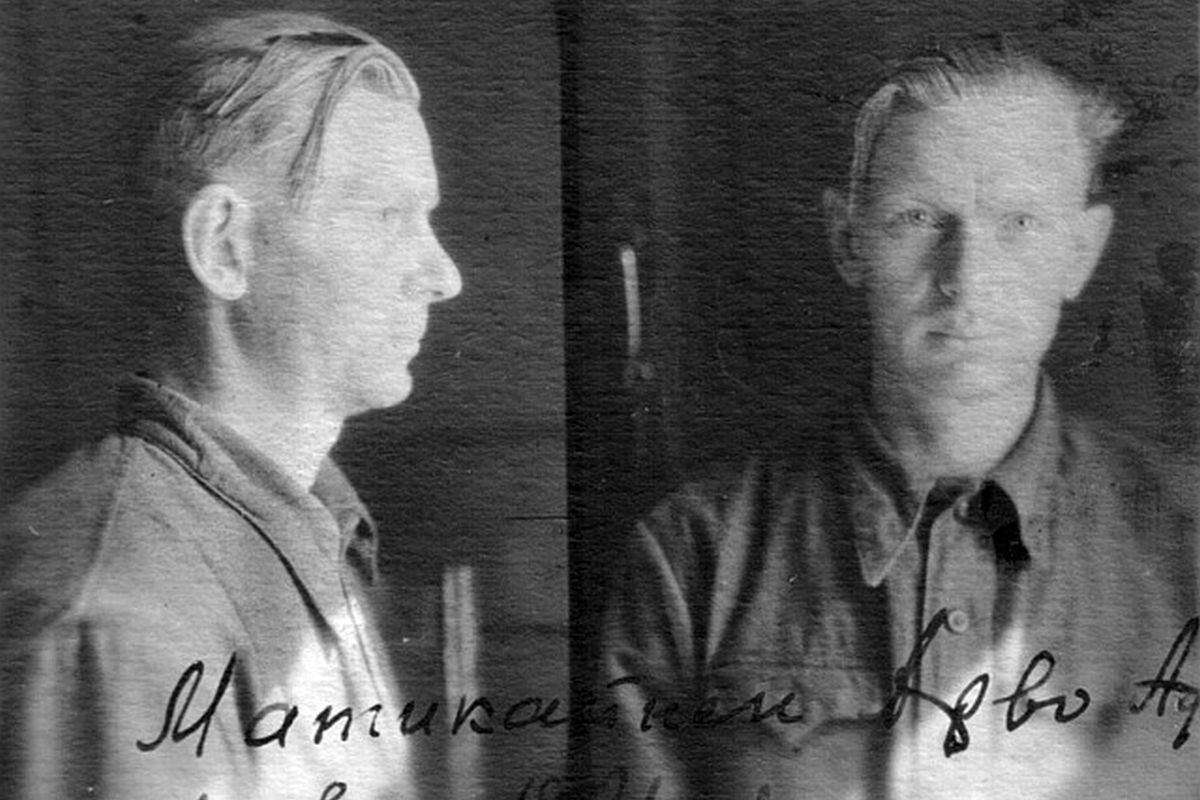    Арво Матикайнен после ареста в 1951 году. / УФСБ России по Вологодской области