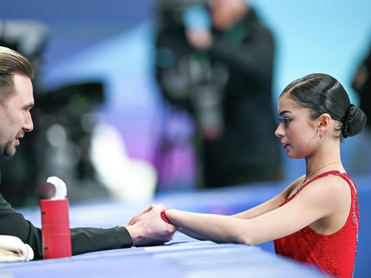    Аделия Петросян и хореограф Даниил Глейхенгауз | © РИА Новости / РИА Новости