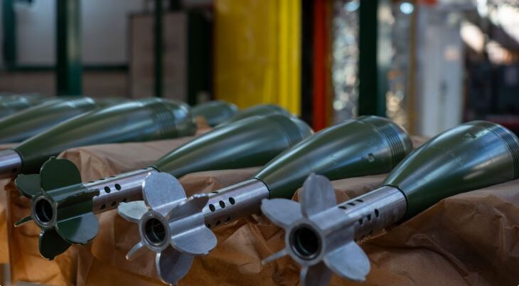 120-мм мины производства «Украинская бронетехника»