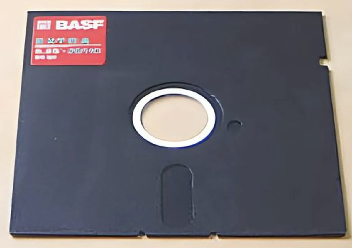 The 5¼-inch floppy disk: 160 quilobytes (KB) - 1.2 megabytes (MB)