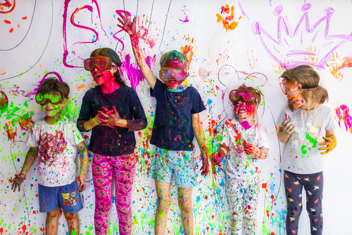 "Красочный день рождения" моего крестника