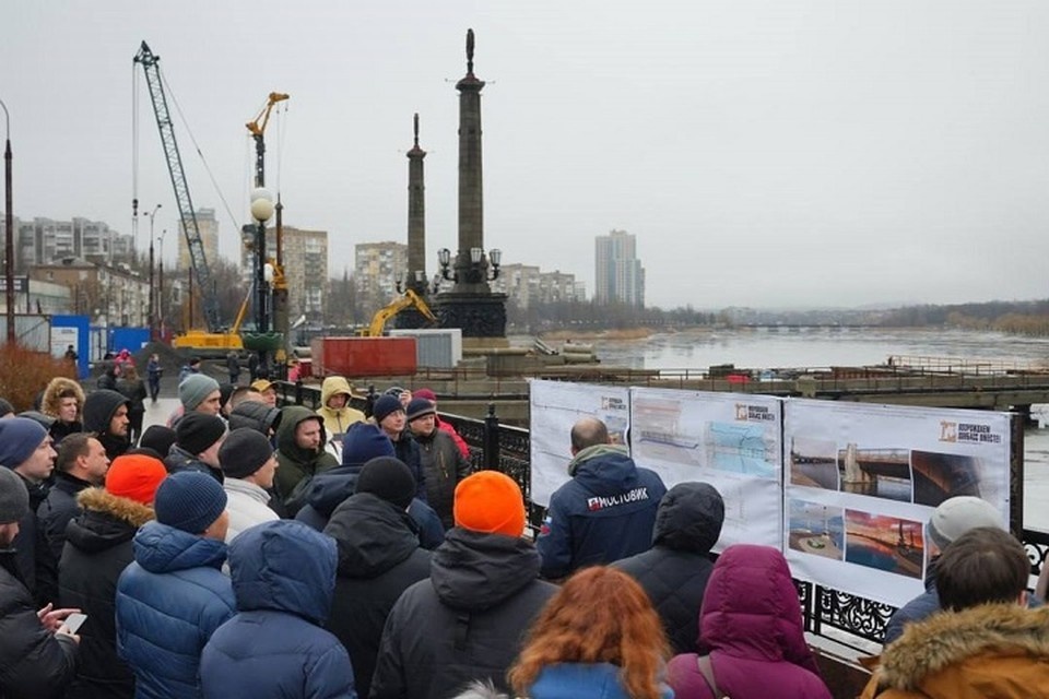    Участники «Дороги Донбасса 2026» осмотрели масштабные объекты, которые восстанавливают в ДНР. Фото: Компания «Мостовик»