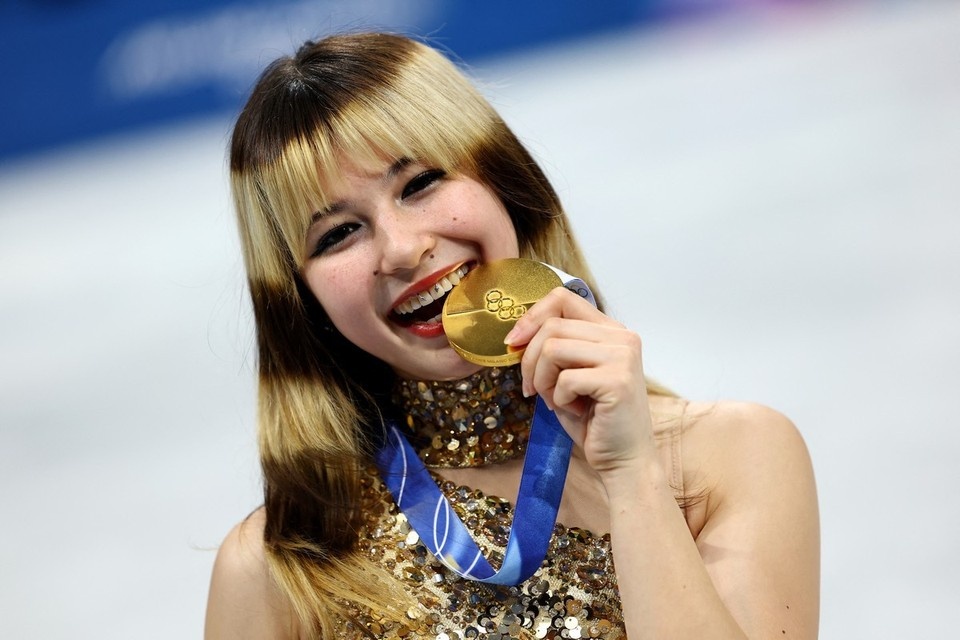    Алиса Лю стала первой американкой, завоевавшей олимпийское золото в одиночном фигурном катании за 24 года. REUTERS