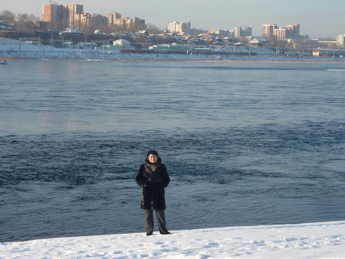 На берегу Ангары. Иркутск. 