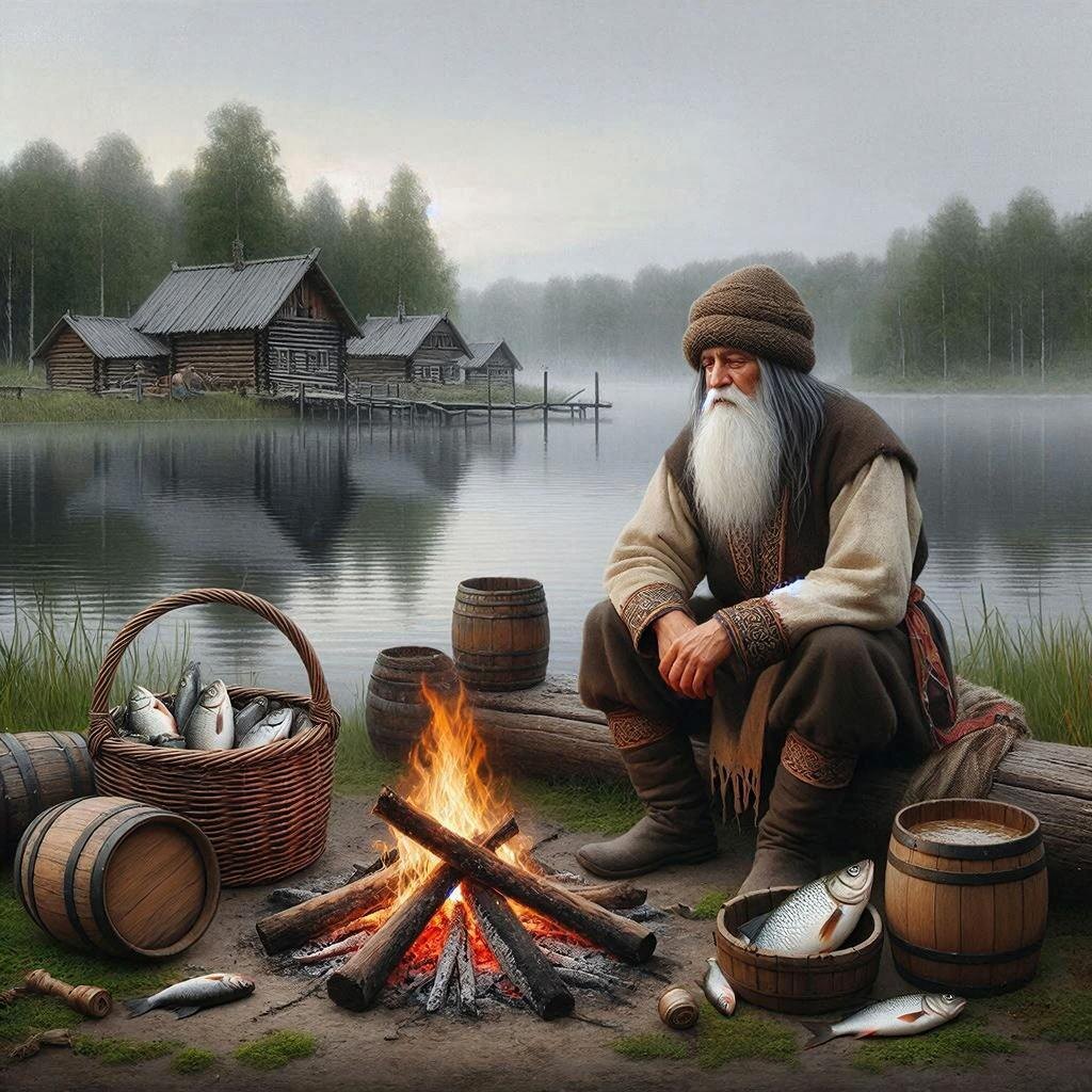 Мудрый старик и кислая рыба - есть в этом что-то...