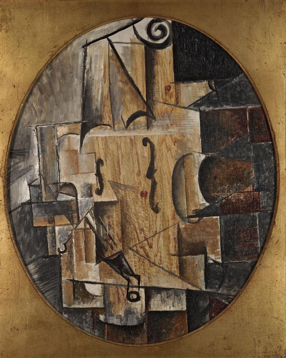 Пабло Пикассо. Скрипка. 1912. 