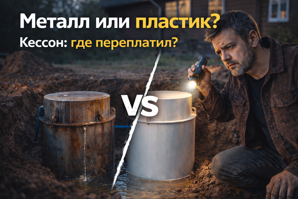 Пластиковый или металлический кессон на скважину: как я чуть не пожалел о выборе и сколько это реально стоит в 2026