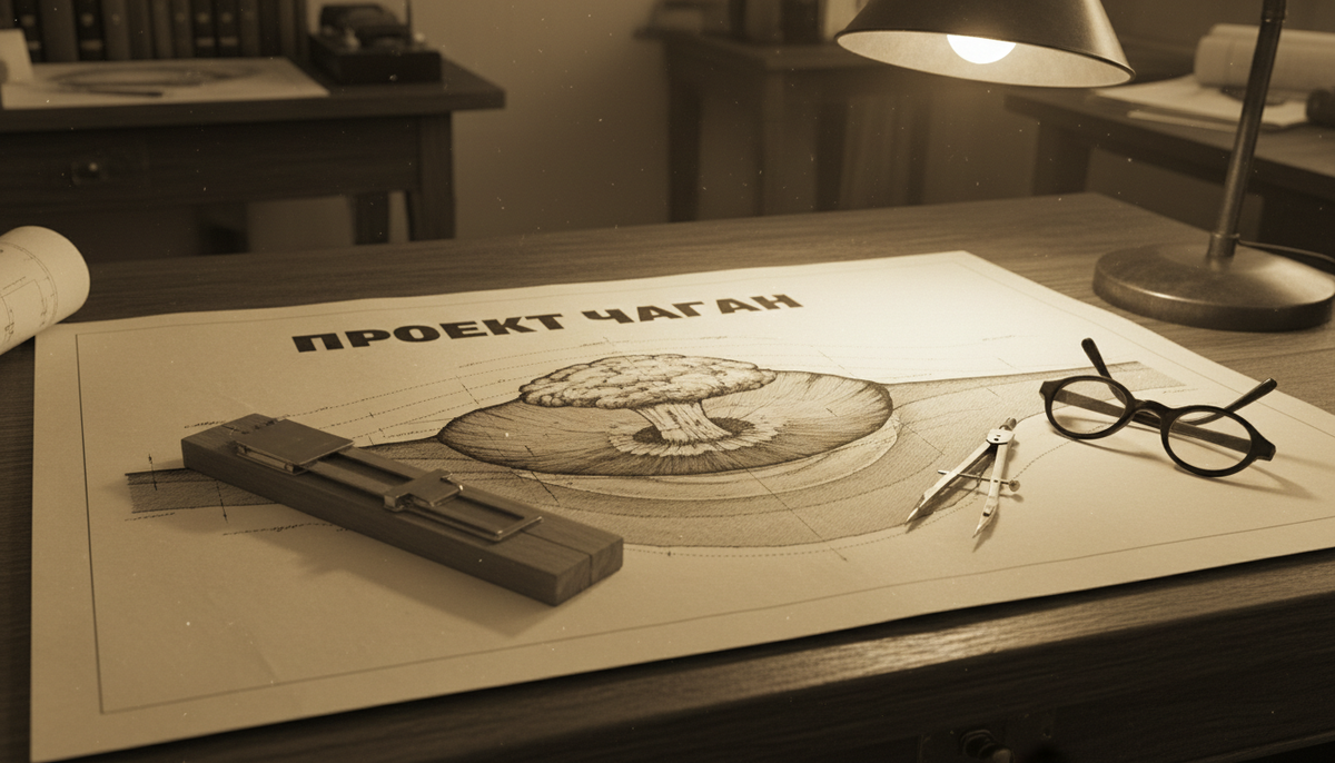 Чертежи советского проекта ядерных взрывов Чаган