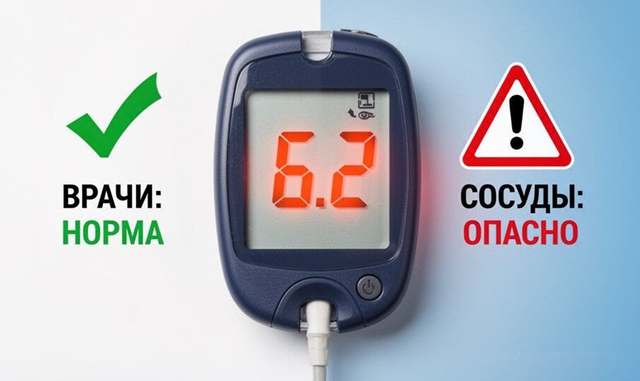«Для вашего возраста глюкоза 6,2 — норма»: как эта фраза чуть не убила М. и может погубить вас