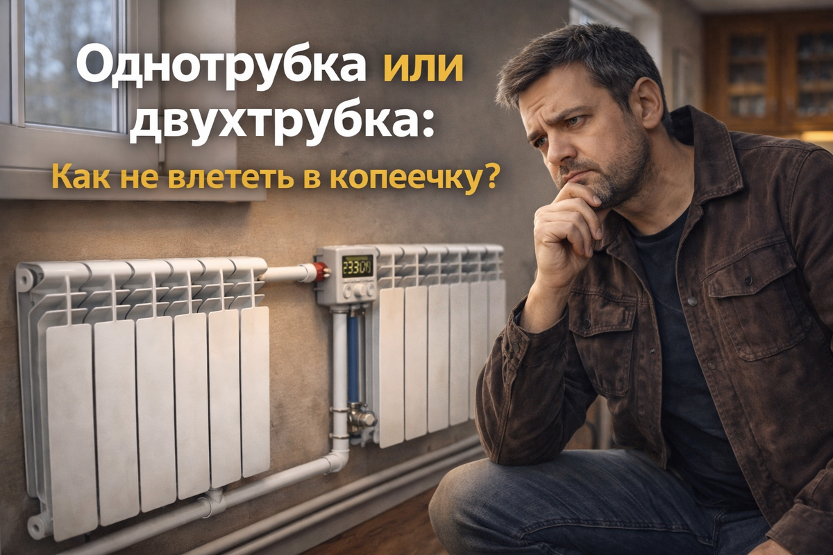 Однотрубка или двухтрубка: как не влететь в копеечку на отоплении и чем опасны «самостройные просветления»