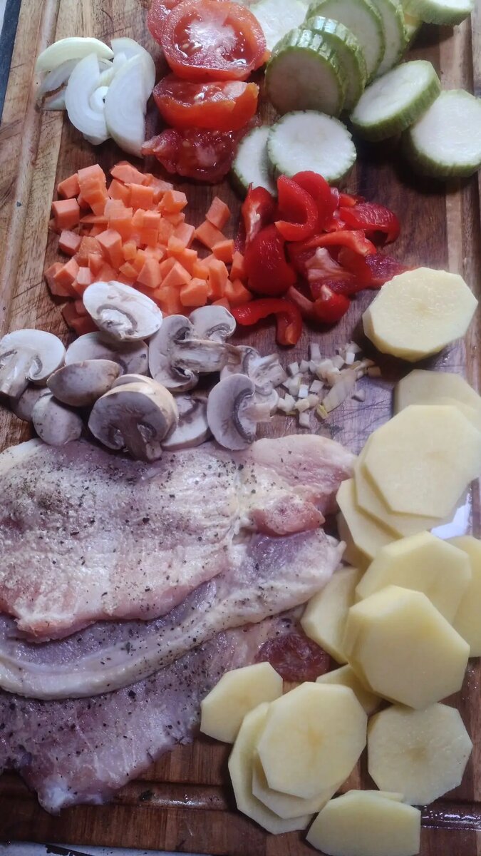 Приблизительное количество овощей. ДОбавляйте сыр и баклажаны по желанию.