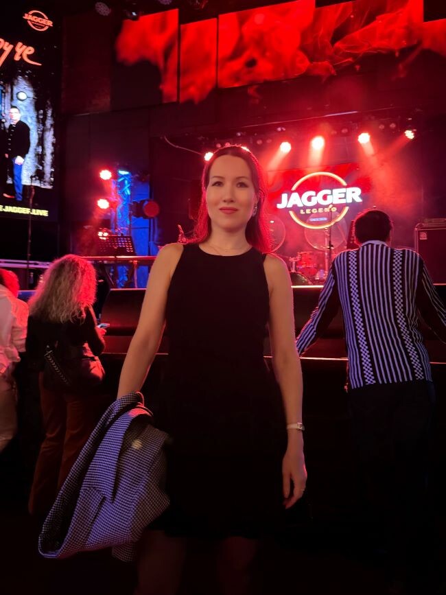 Автор в клубе "Jagger'