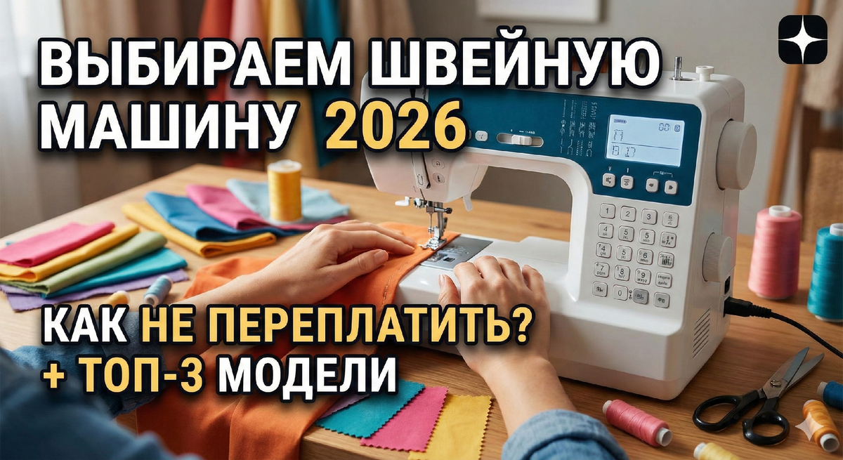 Выбор швейной машинки для дома в 2026 году