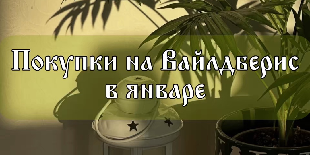 Мои покупки на Валдберис в январе.