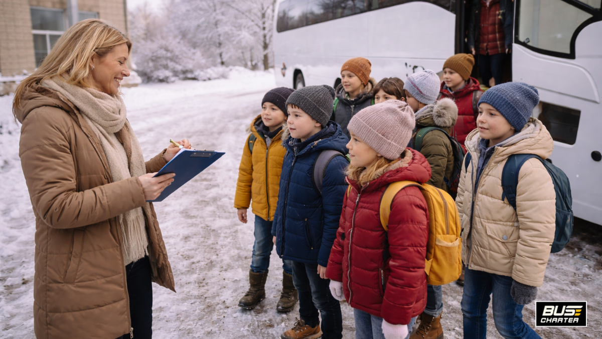 Школьная экскурсия поездка в Ботанический сад на зимних каникулах