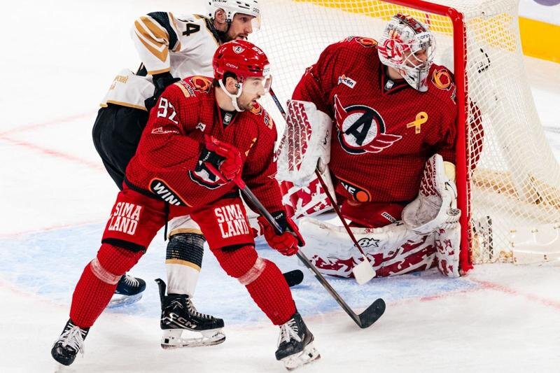    Фото: пресс-служба ХК «Автомобилист»/Момент матча