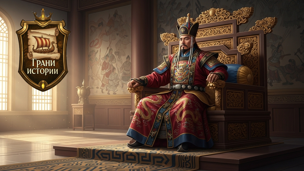 Правнук Чингиз-хана Тогон-Темур просыпается в золотом дворце и два часа проводит в ритуальном одевании.