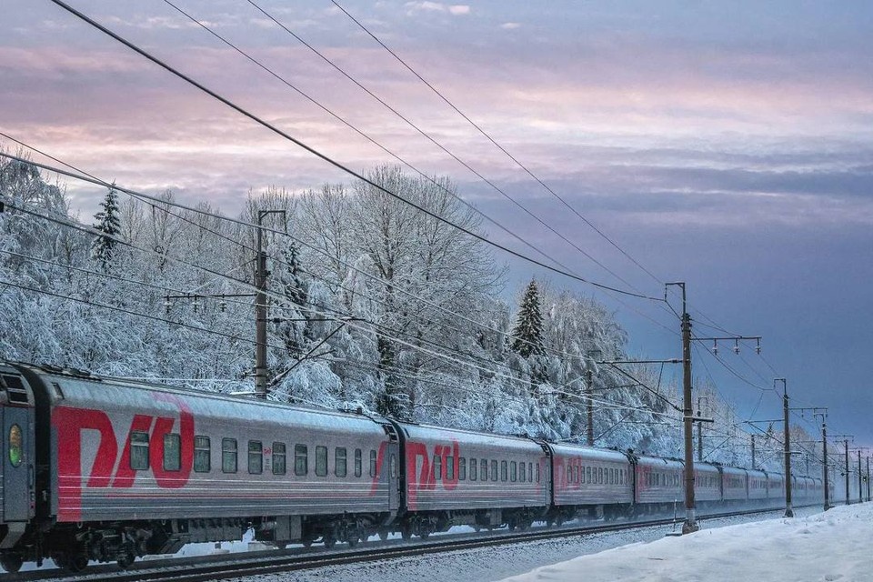    Поезд отправился из Петербурга 20 февраля. Фото: t.me/luchshepoezdom