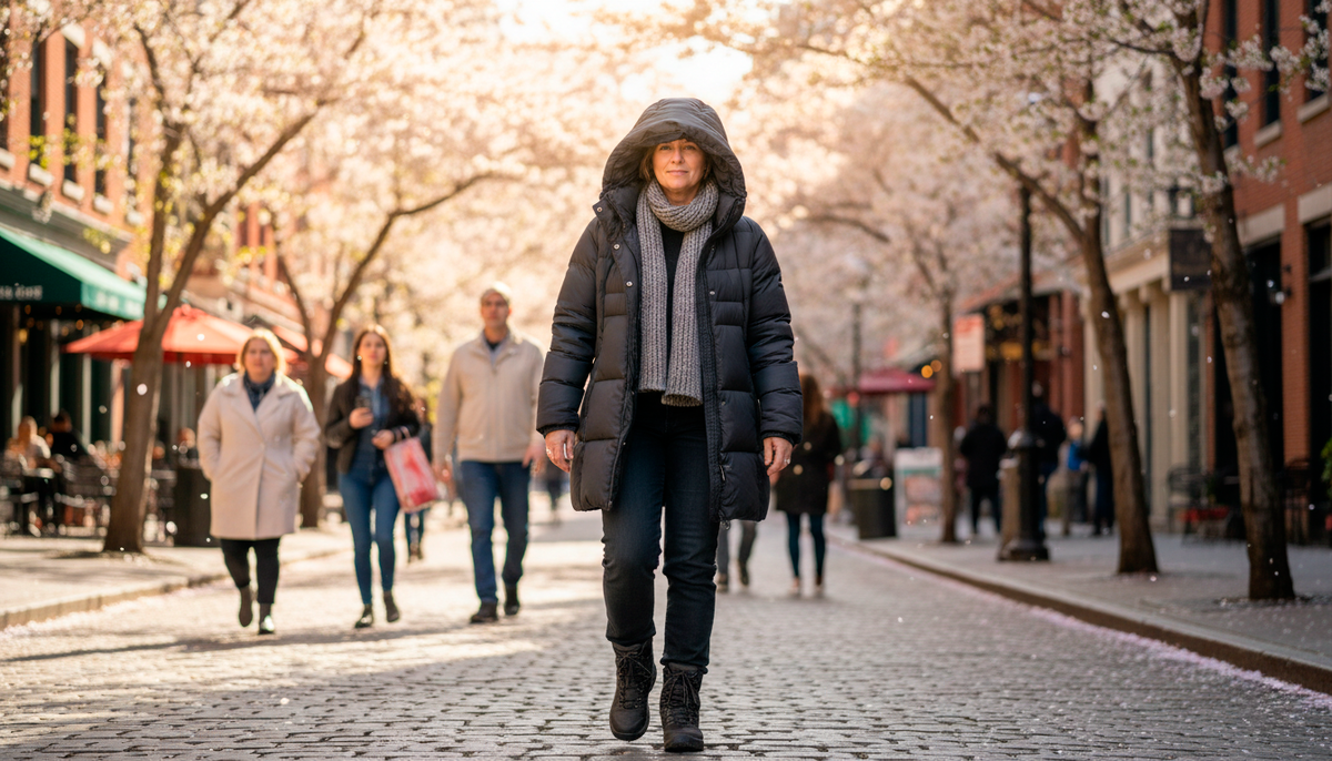 Март. Солнце. И всё тот же пуховик с января. Знакомо?