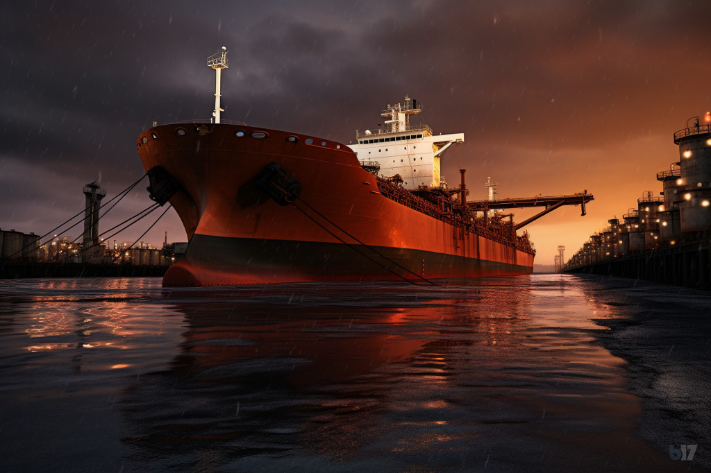 Теплоход для иллюстрации на создан ИИ по запросу нефтеналивной танкер. Я работал на нефтеналивном танкере и скажу, что этот и правда похож на морской танкер
