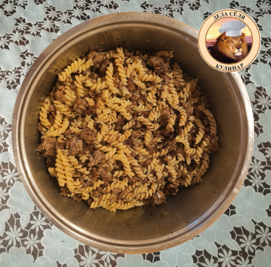 Макароны по-флотски (мой рецепт).