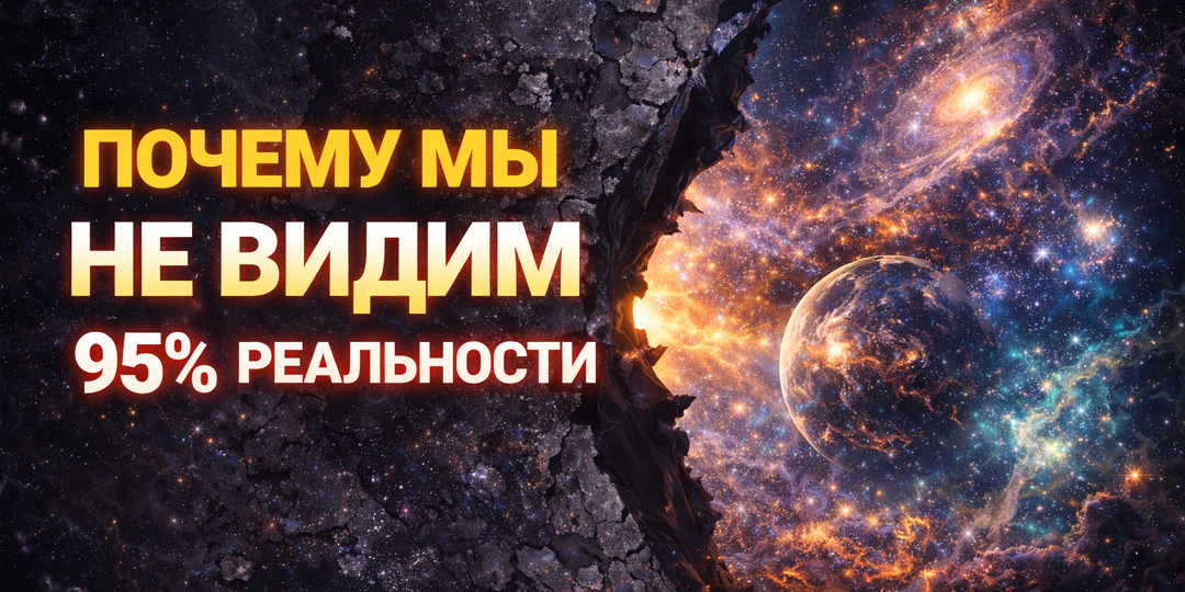 Почему мы не видим 95% реальности?
