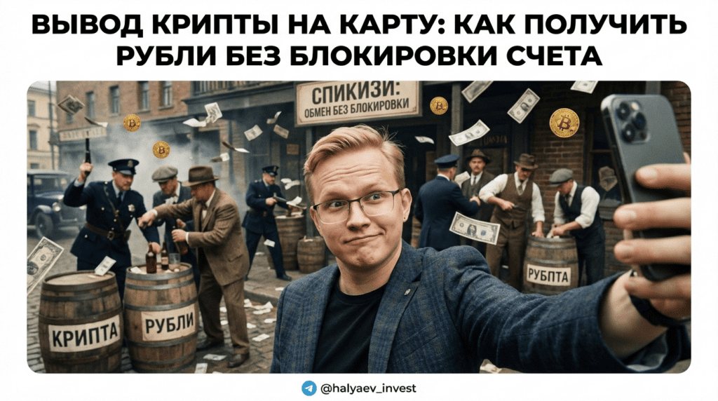    Как перевести крипту в наличные и избежать блокировки банковской карты