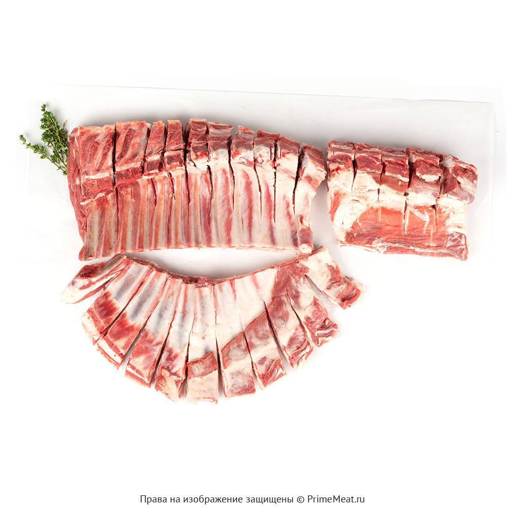 Бараний бок (мясной набор: каре, седло, рёбра) - 2 080 ₽ за 1 кг