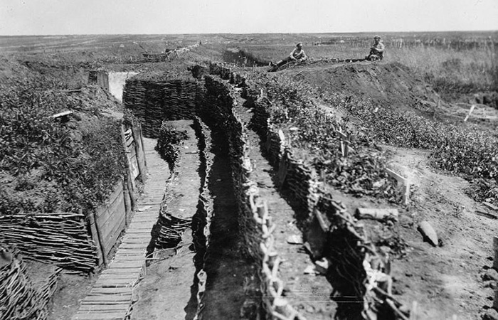Укрепления Первой мировой./ Фото: iwm.org.uk